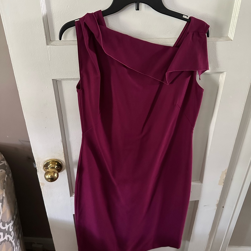 NWT Tahari Ruffle Sheath Dress Cocktail - Picture 6 of 7